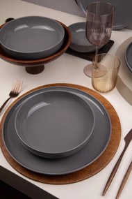 Dinner Set (12 Pieces) MOD12Y1A740800 Anthracite