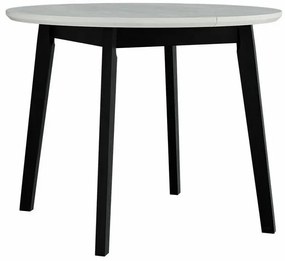 Τραπέζι Victorville 184, Άσπρο, Μαύρο, 75cm, 27 kg, Επιμήκυνση, Ινοσανίδες μέσης πυκνότητας, Ξύλο, Μερικώς συναρμολογημένο, Ξύλο: Οξιά | Epipla1.gr