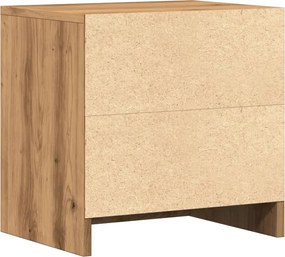 vidaXL Κομοδίνα 2 τεμ. Αρτισιανή Δρυς 40x30x40 εκ. από Επεξεργ. Ξύλο