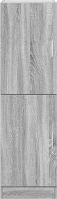 vidaXL Ντουλάπι Κουζίνας Γκρι sonoma 38x41,5x131,5 εκ. Επεξεργ. Ξύλο