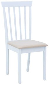 Καρέκλα Houston σε λευκή απόχρωση 40x49x94εκ 2αδα 40x49x94 εκ.