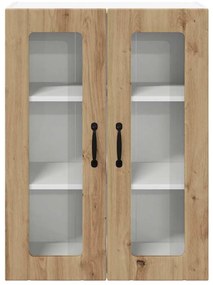 vidaXL Ραφιέρα τοίχου LUCCA Artisan Δρυς 60 x 31 x 80 εκ.