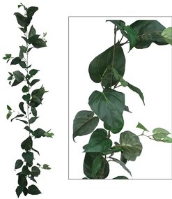 MarHome ΓΙΡΛΑΝΤΑ ΠΟΘΟΣ ΠΡΑΣΙΝΟ (122 ΦΥΛΛΑ) Y180cm. 12/72ΚΙΒ  00-1571