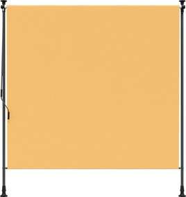 vidaXL Εξωτερικό ρολό Άμμος 100 x 270 cm