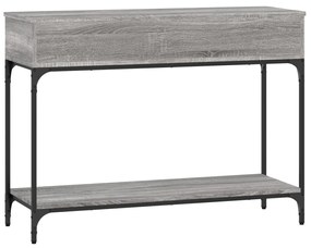 vidaXL Τραπέζι Κονσόλα Γκρι Sonoma 100x34,5x75 εκ. Επεξεργασμένο Ξύλο