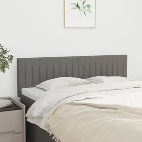 vidaXL Κεφαλάρια Σκ. Γκρι 144x5x78/88 εκ. Ύφασμα
