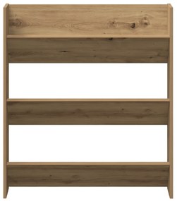vidaXL Ντουλάπες παπουτσιών τοίχου 2 pcs artisan δρυς 60 x 18 x 60 εκ
