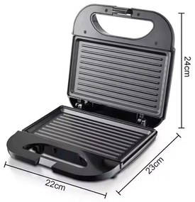 RAF Τοστιέρα με Αντικολλητικές Πλάκες 850W R.261 - Sandwich Maker with Non-Stick Plates