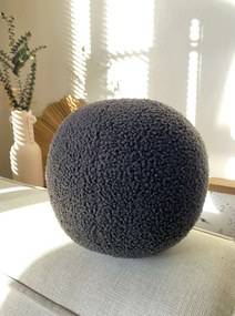 Διακοσμητικό Μαξιλάρι Ανθρακί TEDDY TOP 20 20x20x20