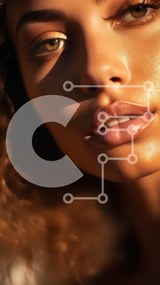 Intra Συλλεκτικό Ξύλινο Παζλ Plywood 4mm - Πορτρέτο μιας νεαρής γυναίκας από κοντά Σε Ξύλινο Κουτί - Διαστάσεις Puzzle: 10x10 cm – 25 κομμάτια