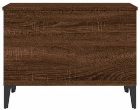 vidaXL Τραπεζάκι Σαλονιού Καφέ Δρυς 60x44,5x45 εκ. Επεξεργασμένο Ξύλο