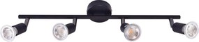 Σποτ Πολύφωτο Homelighting Saba 77-3557 Black