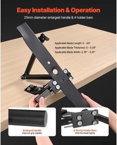 VEVOR Lawn Mower Blade Sharpener 15°-45° Adjustable Lawnmower Blade Sharpener