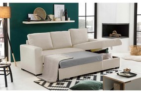 ALDO CRISTIANO ΚΑΝΑΠΕΣ ΚΡΕΒΑΤΙ ΓΩΝΙΑ ΑΝΑΣΤΡΕΨΙΜΗ OFF WHITE 220x150x88 - 70-0409