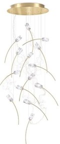 Κρεμαστό Φωτιστικό Οροφής 14xLED 3,2W Μπρονζέ Dimmable Χειροποίητο Στρογγυλή Βάση Tulip TULSL00PRS03CLDRNCEU Slamp-TULSL00PRS03C TULSL00PRS03CLDRNCEU