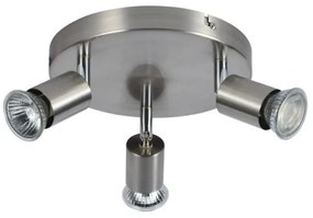 Σποτ Φωτιστικό Οροφής 3xGU10 50W IP20 Arlight-64194-Ασημί 0064194
