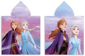 ΠΟΝΤΣΟ ΠΑΡΑΛΙΑΣ DISNEY FROZEN 20 50Χ100 Digital Print Microfiber - DISNEY DIMcol
