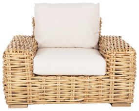 ΠΟΛΥΘΡΟΝΑ TROPEL HM9810 ΞΥΛΟ MANGO-RATTAN ΦΥΣΙΚΟ-ΛΕΥΚΑ ΜΑΞΙΛΑΡΙΑ 110x88x70-85Υεκ.