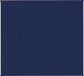 vidaXL Κουβέρτα Βαρύτητας Μπλε 200 x 225 εκ. 9 κ. Υφασμάτινη