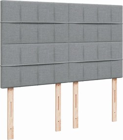 vidaXL Κρεβάτι Boxspring με Στρώμα Αν. Πράσινο 160x200εκ Υφασμάτινο
