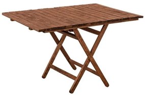 Τραπέζι Σκηνοθέτη Λήμνος Wallnut HM5649.01 120X80X75Y εκ.