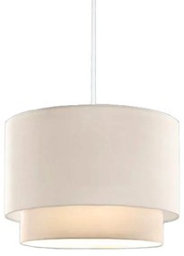 Φωτιστικό οροφής Tachi Ε27 σε κρέμα απόχρωση Φ30x20εκ 30x30x20 εκ.