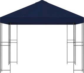 vidaXL Κιόσκι 3 x 3 m Μπλε Πολυεστέρας και Χάλυβας 190 gsm