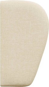 vidaXL Αυτί Κεφαλής Κρεμ 40 x 23 x 6 εκ ύφασμα