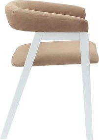 vidaXL Καρέκλες φαγητού 2 pcs Λευκό 54 x 57 x 73 εκ