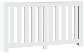 vidaXL Κάλυμμα Καλοριφέρ Λευκό 149x20x82 εκ. από Επεξεργασμένο Ξύλο