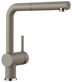 Blanco Linus-S SILGRANIT®-Look Tartufo Μπαταρία Κουζίνας με Περιστρεφόμενο Ρουξούνι και Μεταλλικό Αποσπώμενο Ντους