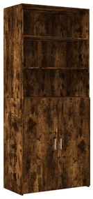 vidaXL Ντουλάπα Καπνιστή Δρυς 80x42,5x185 εκ. από Επεξεργασμένο Ξύλο