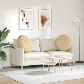 vidaXL Μαξιλάρια καθισμάτων 2 pcs Γκρι Πράσινο Ø 80 cm