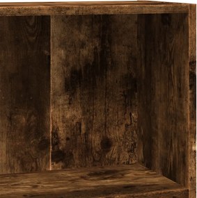 vidaXL Βιβλιοθήκη Καπνιστή Δρυς 80x30x77 εκ. από Επεξεργασμένο Ξύλο