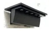 Ηλιακό Φωτιστικό Τοίχου LED 1,5W 2CCT Ανθρακί 47-00304 ΦOS_ME 47-00304 Ανθρακί