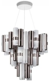 Πολυέλαιος Κρεμαστό Φωτιστικό Οροφής LED 130W Dimmable La Lollo XLarge Slamp-LALSXL0PWT01T00NMTEU-Ανθρακί LALSXL0PWT01T00NMTEU