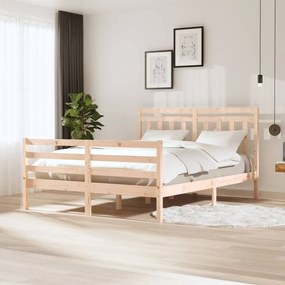 ΠΛΑΙΣΙΟ ΚΡΕΒΑΤΙΟΥ 150 X 200 ΕΚ. ΑΠΟ ΜΑΣΙΦ ΞΥΛΟ 5FT KING SIZE 3100659