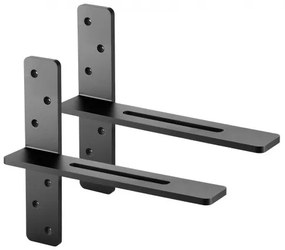 VEVOR 2 Pcs Shelf Brackets 14 inch / 355.6 mm Heavy Duty Floating Shelf Brackets