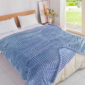 Κουβέρτα Fleece Υπέρδιπλη (220x240) Whitegg KB133-6 Ocean