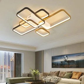 Φωτιστικό Οροφής Napoli 3 Ρετ LED 82x62x9 cm