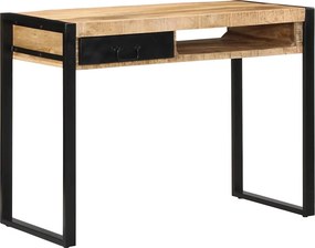 Γραφείο vidaXL 100x50x75 cm Στερεό ακατέργαστο ξύλο Mango