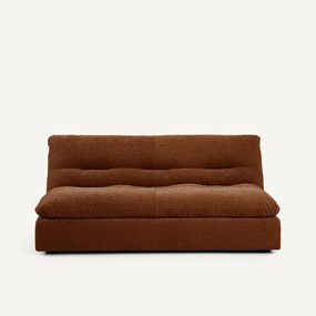 Καναπές 3 θέσεων μετατρεπόμενος από βελούδο chenille, Giuliano