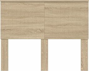 vidaXL Κεφαλάρι με κεφαλάρι Δρύς Sonoma 135 cm Επεξεργασμένο ξύλο