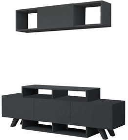 Σύνθεση Τηλεόρασης Alwin 505CRL1919 150x31,6x49cm Anthracite
