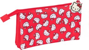 Κασετίνα Hello Kitty Iconic Λευκό Κόκκινο 22 x 12 x 3 cm