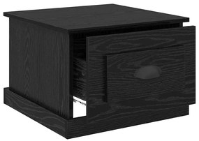 vidaXL Τραπεζάκι σαλονιού with Drawer Μαύρη δρυς 50 x 50 x 35 cm