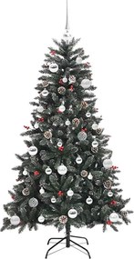 vidaXL Τεχνητό Χριστουγεννιάτικο Δέντρο με 150 LED Πράσινο 150 cm