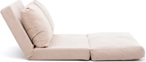 Διθέσιος Καναπές Κρεβάτι Κρέμα DIVIR 68x120x62