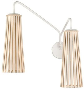 Φωτιστικό Τοίχου Dover II 9260 Natural-White Nowodvorski Metal, Plastic