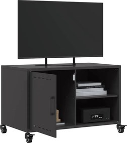 vidaXL Έπιπλο Τηλεόρασης Μαύρο 68x39x43,5 εκ. Χάλυβας
